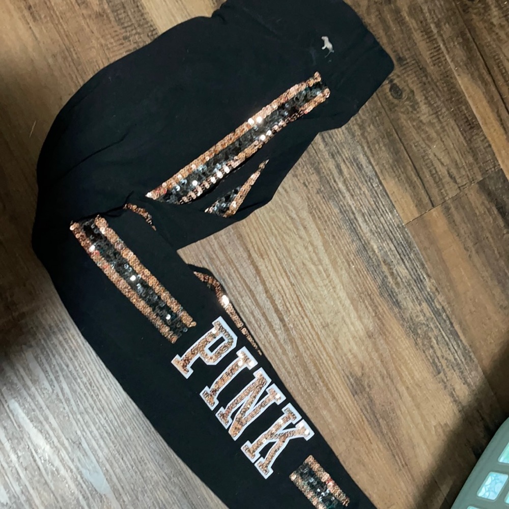 COPY - Pink Sequin Leggings!